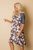 Sandy Floral Plus Size T Shirt Dress