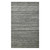 12' X 15' Dark Gray And Ivory Wool Striped Hand Woven Area Rug