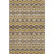 3' X 5' Gold Brown And Ivory Moroccan Washable Area Rug With UV Protection