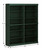 72" Green Solid Wood Adjustable Twelve Tier Library Bookcase