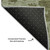 10' X 14' Olive Green And Gray Abstract Washable Area Rug With UV Protection