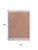8' X 10' Salmon And Cream Indoor Outdoor Area Rug
