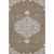 9' X 12' Brown Beige And Gray Oriental Washable Area Rug With UV Protection
