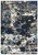 8' X 10' Gray Blue Ivory And Beige Abstract Hand Tufted Area Rug