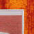 9' X 13' Orange And White Abstract Washable Area Rug With UV Protection