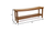 18" X 48" Brown Teak Rectangular Shower Bench With Shelf