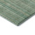 10' X 14' Aqua Beige And Teal Striped Washable Area Rug With UV Protection