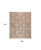8' X 10' Red Floral Distressed Area Rug