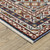 10' X 13' Ivory Red And Tan Diamond Area Rug With Fringe