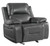 40" Grey Classy Leather Reclining Chair