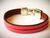 Silver/Brass Hook Leather Bracelet