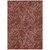 8' X 10' Burgundy And Red Abstract Washable Indoor Outdoor Area Rug