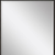 32" Dark Brown Framed Accent Mirror