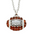 Crystal Football Necklace