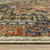7' Rust And Blue Oriental Runner Rug