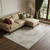 9' X 12' Beige And Taupe Oriental Washable Area Rug With UV Protection