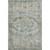 9' X 12' Sage Beige And Teal Oriental Washable Area Rug With UV Protection