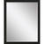 43" Black Framed Accent Mirror