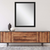 43" Black Framed Accent Mirror