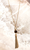LV Again -Long Chain Metallic Khaki Tassel Necklace