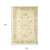 2' X 3' Beige And Gray Wool Oriental Hand Knotted Area Rug