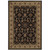 5' X 8' Brown And Ivory Oriental Area Rug