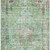 8' X 10' Artichoke Green Lavender And Teal Oriental Washable Area Rug With UV Protection