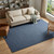 10' X 14' Blue Hand Woven Area Rug