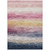 9' X 12' Blush And Pink Striped Washable Indoor Outdoor Area Rug