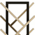 48" Gray Wood Sixteen Tier Etagere Bookcase