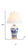 27" Gold Novelty Table Lamp LED With Empire Shade