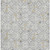 8' X 10' Gray And Ivory Floral Washable Area Rug With UV Protection