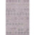9' X 12' Plum And Gray Geometric Washable Area Rug With UV Protection