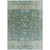 3' X 5' Sage Teal Blue And Beige Tribal Washable Indoor Outdoor Area Rug