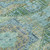 10' X 14' Green And Pale Aqua Moroccan Washable Indoor Outdoor Area Rug