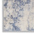 4' X 6' Ivory And Blue Abstract Area Rug