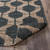 8' X 10' Charcoal And Gray Jute Trellis Hand Woven Area Rug