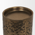 13" Antiqued Gold Metal Tabletop Votive Candle Holder