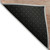 8' Terra Cotta And Peach Round Striped Washable Indoor Outdoor Area Rug