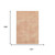 9' X 12' Peach And Salmon Abstract Washable Area Rug With UV Protection