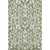8' X 10' Fern Green And Beige Floral Washable Area Rug With UV Protection
