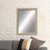 39" Silver Solid Wood Framed Accent Mirror