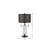 27" Antiqued Bronze Novelty Table Lamp With Drum Shade