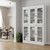 72" White Solid Wood Six Door Pantry Or Storage Closet