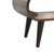 35" Walnut Solid Wood Coffee Table With Shelf