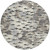 8' Beige And Gray Round Horse Washable Indoor Outdoor Area Rug