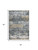 5' X 8' Gray Light Gray Brown Beige And Ivory Abstract Hand Carved Handmade Area Rug