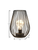 7" Black Metal Pierced Novelty Desk Lamp With Novelty Shade