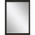 40" Dark Brown Framed Accent Mirror