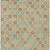 3' X 5' Green And Orange Floral Washable Indoor Outdoor Area Rug